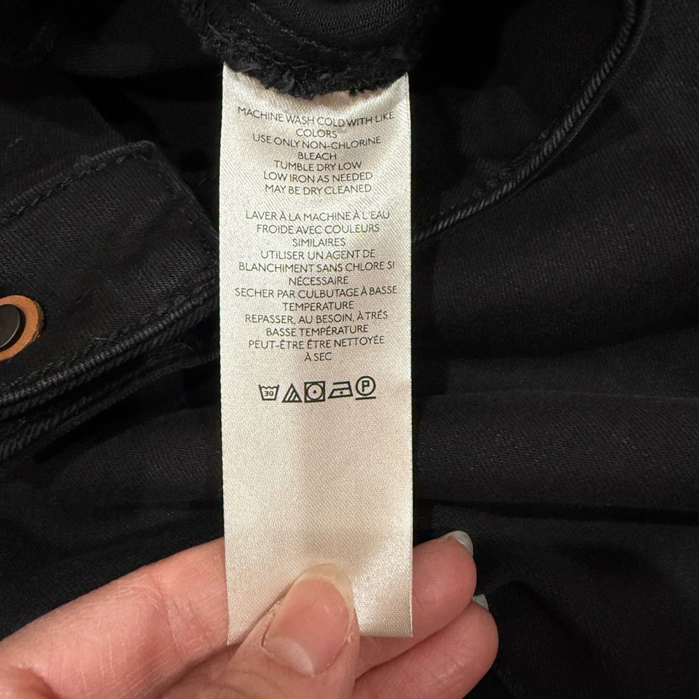 Pilcro Black High Rise Flare Jeans Womens Size 20W Stretch Denim Closet Staple - Picture 10 of 12